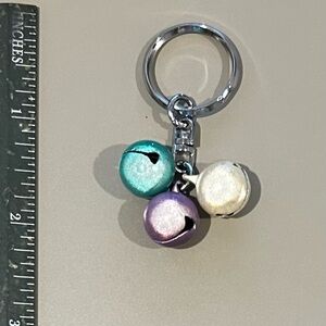 🌟FREE with purchase🌟 Keychain - 3 colored bells